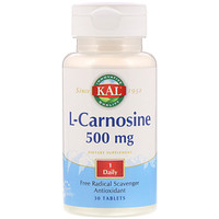 L-Carnosine, 500 mg, 30 Tablets - изображение