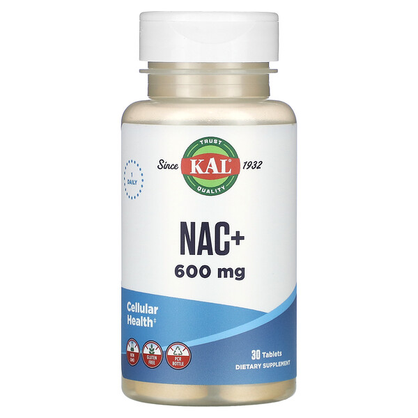 KAL‏, NAC+, 600 mg, 30 Tablets