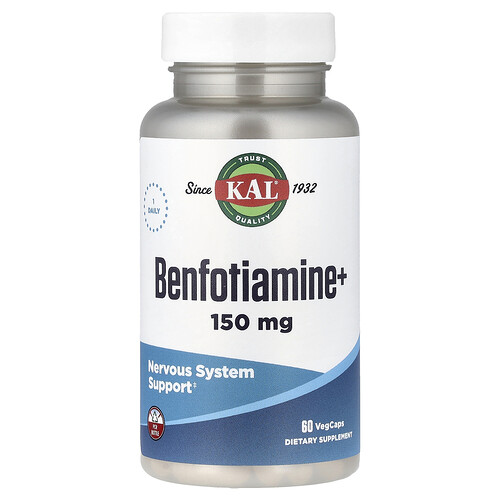 KAL, Benfotiamine+, 60 VegCaps