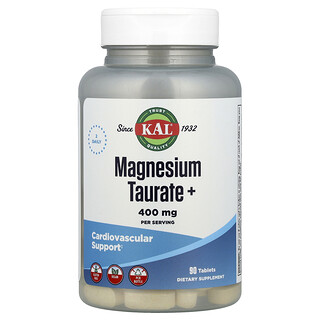 KAL, Taurato de Magnésio+, 90 Comprimidos