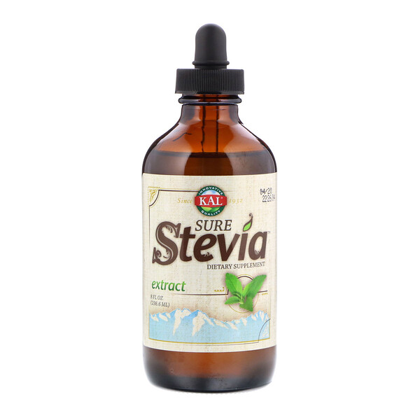KAL, Sure Stevia Extract, 8 fl oz (236.6 ml)