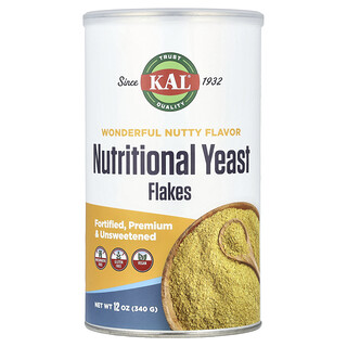 KAL, Nutritional Yeast Flakes, Wonderful Nutty, 12 oz (340 g)