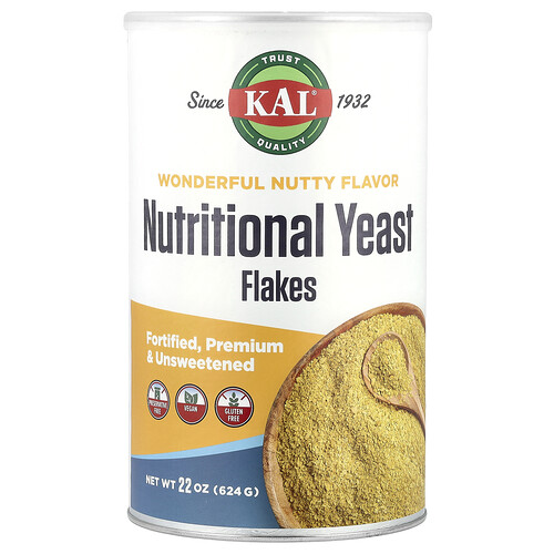 KAL Supplements Nutritional Yeast Flakes Unflavored - 624 Grams