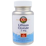 Отзывы о Оротат лития, 5 мг, 60 вегетарианских капсул