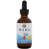 Отзывы о KAL, Drop Ins, витамины D-3 и K-2, натуральный цитрусовый вкус, 2 ж. унц. (59 мл)