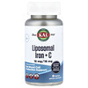 Hierro liposomal con vitamina C, 30 cápsulas vegetales