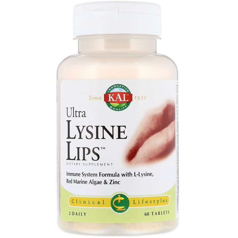 KAL, Ultra Lysine Lips, 60 Tablets iHerb