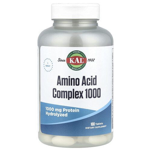 Kal Amino Acid Complex 1000 Supplement Vitamin | 100 Tabs