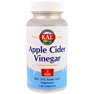 Отзывы о КАЛ, Apple Cider Vinegar, 120 Tablets