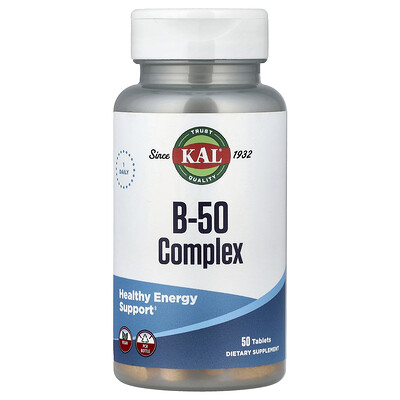 Product Image for KAL, B-50 Complex, 50 Tablets