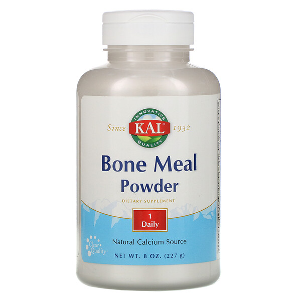 KAL Bone Meal Powder 8 Oz 227 G IHerb
