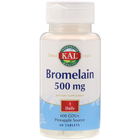 Bromelain, 500 mg, 60 Tablets - изображение