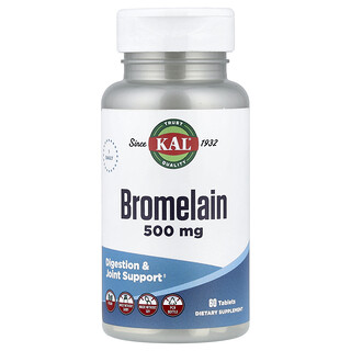 KAL, Bromelain, 500 mg, 60 tabletter