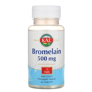 Отзывы о КАЛ, Bromelain, 500 mg, 60 Tablets