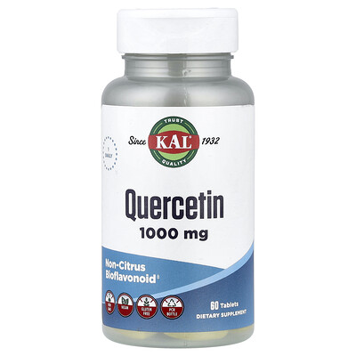 Photos - Vitamins & Minerals KAL, Quercetin, 1,000 mg, 60 Tablets CAL-56530