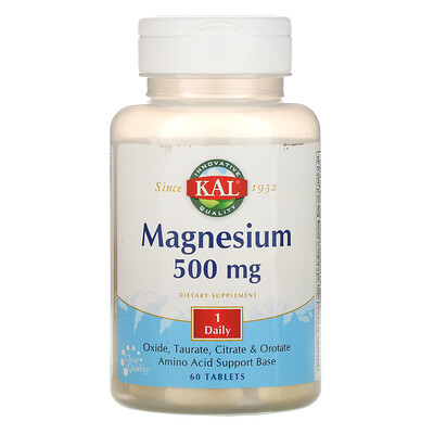 KAL Магний, 500 мг, 60 таблеток