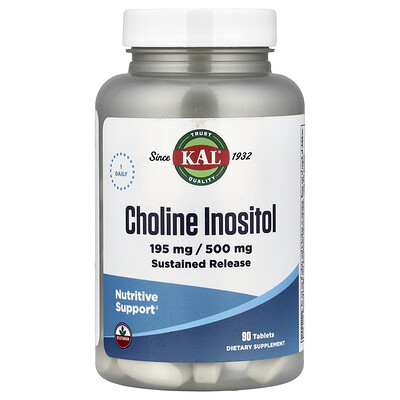 Product Image for KAL, Choline Inositol, 90 Tablets