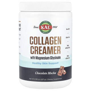 KAL, Collagen Creamer with Magnesium Glycinate, Chocolate Mocha, 8.36 oz (237 g)