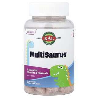 KAL, MultiSaurus®, Mixed Berry, 60 Chewables
