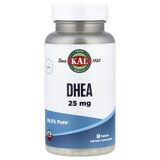 KAL, DHEA, 25 mg, 60 tabletek