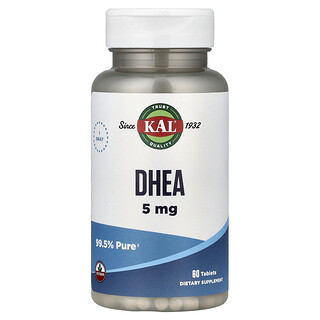KAL, DHEA, 5 mg, 60 comprimidos