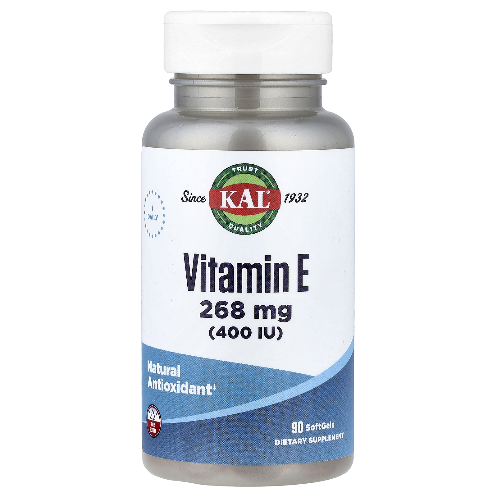 KAL (칼), 비타민E, 268mg(400IU), 소프트젤 90정