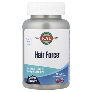 KAL, Hair Force™, 60 cápsulas vegetales