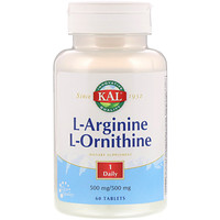 L-Arginine L-Ornithine, 60 Tablets - изображение