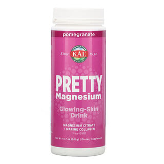 KAL, Pretty Magnesium, Glowing-Skin Drink, Pomegranate, 10.7 oz (301 g)