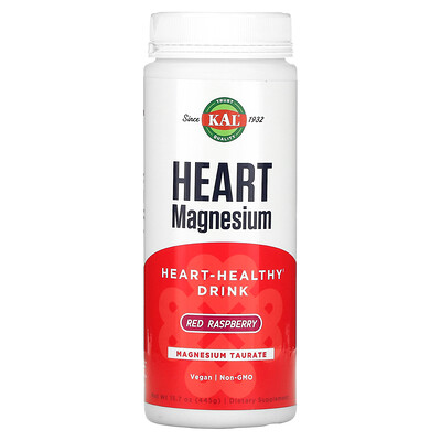 

KAL Heart Magnesium напиток для здоровья сердца красная малина 445 г (15 7 унции)