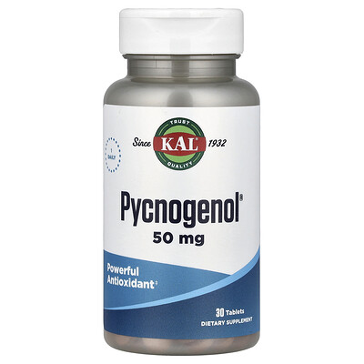 Product Image for KAL, Pycnogenolv, 50 mg, 30 Tablets