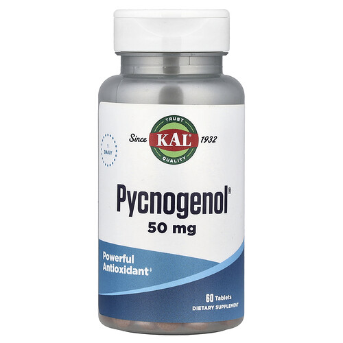 Kal Pycnogenol®, 50 mg, 60 Tablets