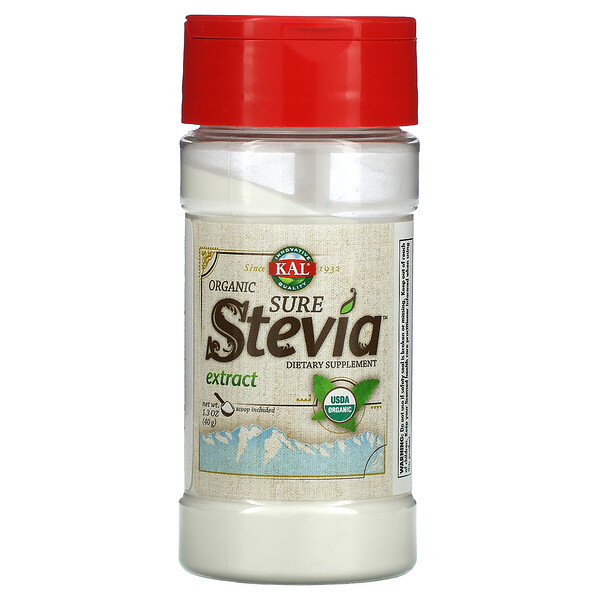 Organic Sure Stevia Extract , 1.3 oz (40 g)