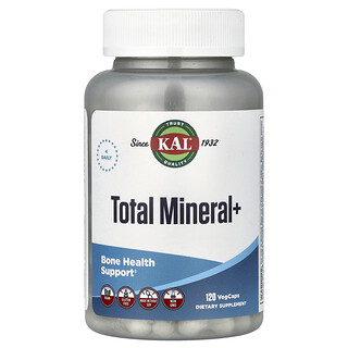 KAL, Total Mineral+, 120 veg caps