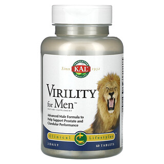 KAL, Virility voor mannen, 60 tabletten