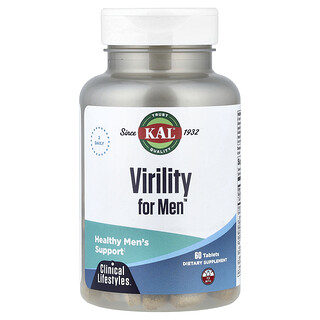 KAL, Virility for Men™, 60 Tablets