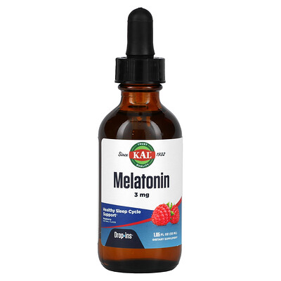 

KAL Melatonin Raspberry 3 mg 1.85 fl oz (55 ml)