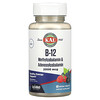 KAL, витамин B-12 (в виде метилкобаламина и аденосилкобаламина), с ягодным вкусом, 2000 мкг, 60 мини-таблеток
