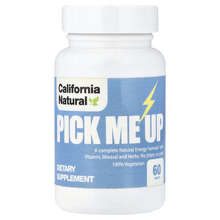 California Natural, Pick Me Up, 60 comprimés