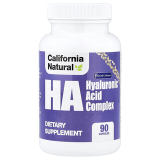 California Natural, комплекс с гиалуроновой кислотой, 90 капсул