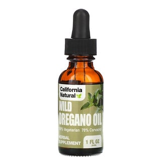 California Natural, Wild Oregano Oil, Wildorgenoöl, 30 ml (1 fl. oz.)