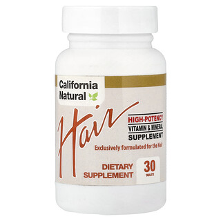 California Natural, 头发，优效，30 片