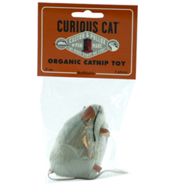 Castor & Pollux, Curious Cat, Organic Catnip Toy, 3 oz, 1 Piece (Discontinued Item) 