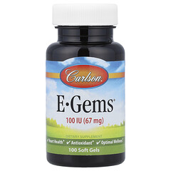 E-Gems®, 67 мг (100 МО), 100 капсул