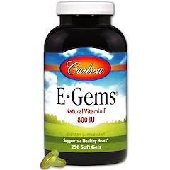 E-Gems, Natural Vitamin E, 800 IU, 250 Softgels