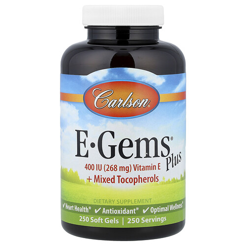 Carlson, E-Gems® Plus, 250 Weichkapseln