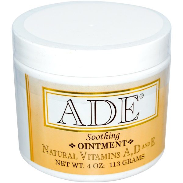 Carlson labs ade ointment, vitamin a, d&E ointment, 4oz jar (088395005442)