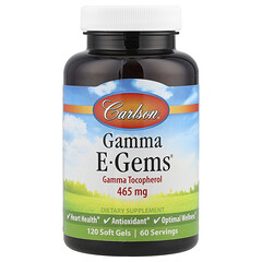 Gamma E-Gems®, 465 мг, 120 капсул