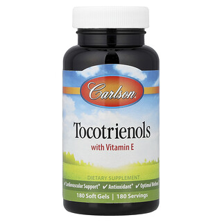 Carlson, E Vitaminli Tokotrienoller, 180 Yumuşak Jel