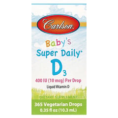 Вітамін D Carlson Baby's Super Daily D3 10.3 мл